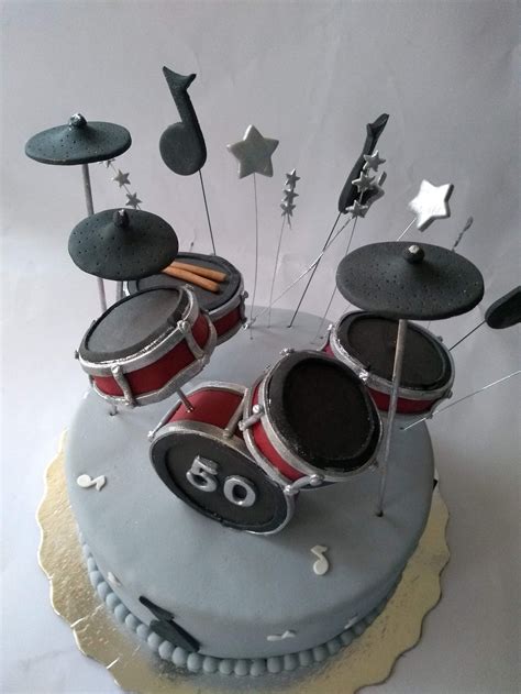 Drum Set Cake Topper Fondant Drums Cake Topper Etsy