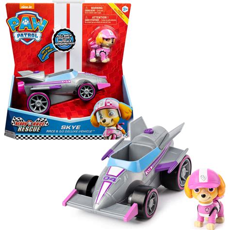 Buy Paw Patrol Ready Race Rescue Skyes Race And Go Deluxe Vehicle With
