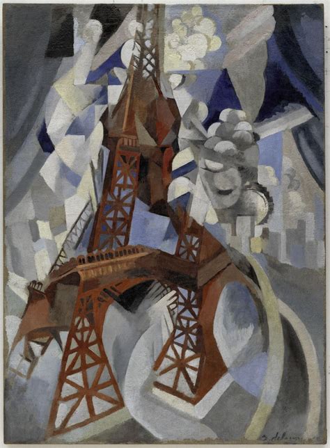 Robert Delaunay Torre Eiffel Roja La Tour Rouge 191112 Óleo Sobre