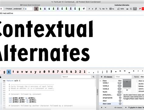 Adding Opentype Features In Fontlab Vi Part 5 Composite Marks