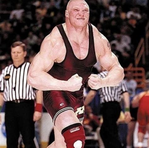 Brock Lesnar College Photo Emerges Of WWE Superstar Hes Absolutely Massive GiveMeSport