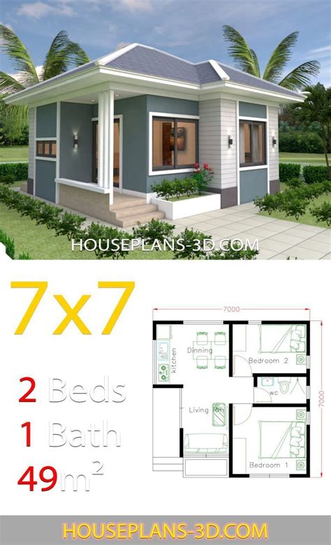 House Plans 12x11m With Full Plan 3beds Sam House Plans