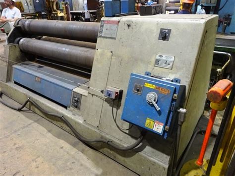 6 X 58 Wdm No 100 10 6 Initial Pinch Plate Bending Roll Blumberg