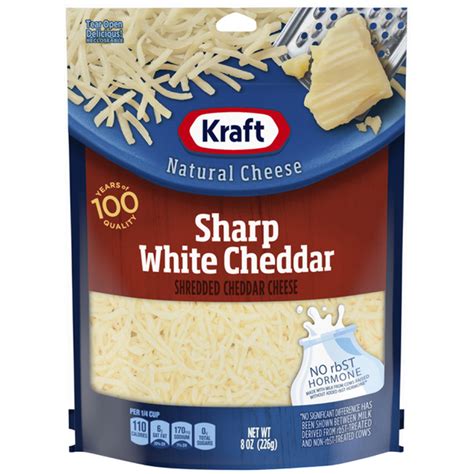 save on kraft cheddar cheese sharp white shredded natural order online delivery martin s