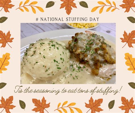 National Stuffing Day Rockefellers Grille