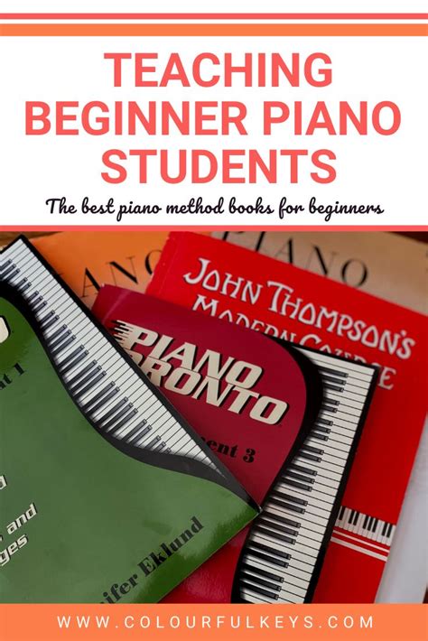 The best piano lesson books for students and teachers. Best Piano Method Books for Beginners - Colourful Keys in ...