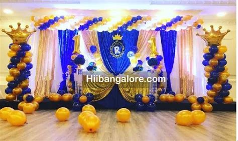 Royal Prince Crown Birthday Party Decorations Bangalore Catering
