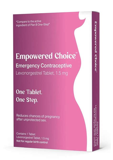 Versea Empowered Choice Emergency Contraception 1 Pill Pack