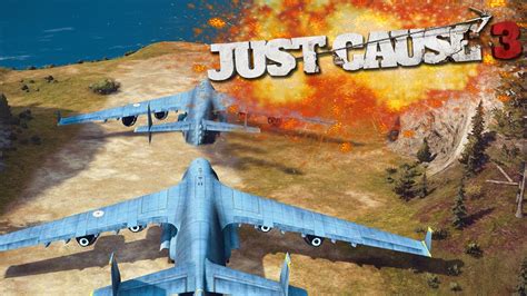 Landing A Cargo Plane On A Cargo Plane In Just Cause 3 Just Cause 3