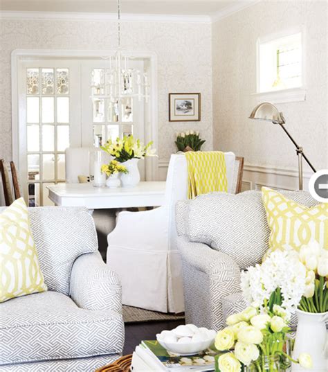 Gray And Yellow Room Transitional Dining Room Style At Home