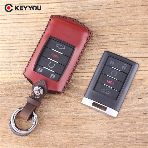We did not find results for: KEYYOU Genuine Leather Remote Car Key Case Fob 5 Buttons For CADILLAC ATS SRX STS CTS DTS Key ...