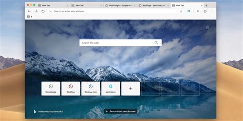 A revamped, faster microsoft browser for surfing. Microsoft Edge Canary and Dev builds for macOS now available