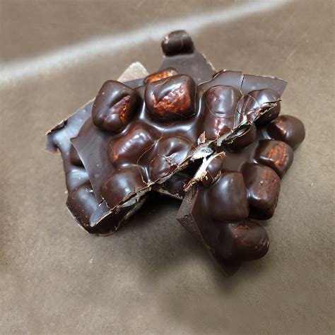 Dark Chocolate Marshmallow Bark Annegret S Fine European Chocolates