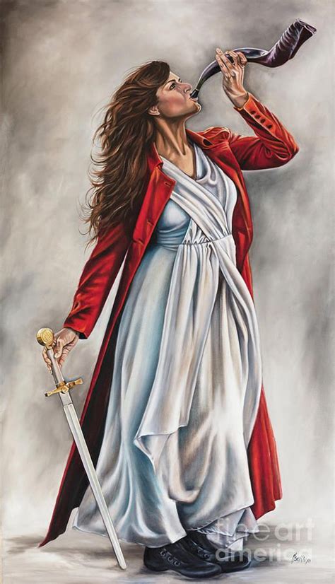 Painting The Shofar And Sword By Ilse Kleyn Affiliate Sponsored