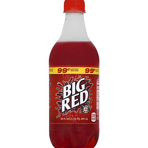 Big Red Soda 20 Fl Oz Bottle Soda And Mixers Harvest Market