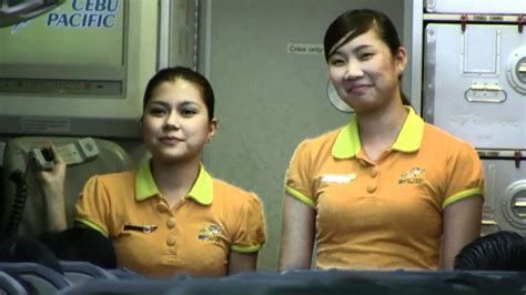 Cebu Pacific Flight Attendants Youtube