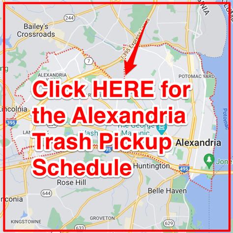 Alexandria Trash Schedule 2023 Bulk Pickup Holidays Maps