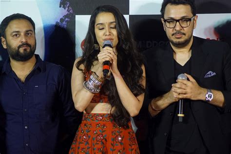 Shraddha Kapoor Dinesh Vijan At The Trailer Launch Of Film Stree On