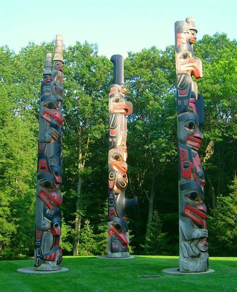 Three Totems At Kendall Sculpture Gardens Purchase Ny T Flickr