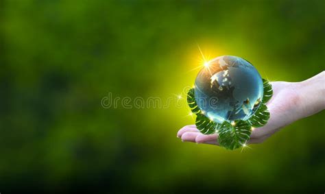 Renewable Energy Concept Earth Day Or Environment Protection Hands