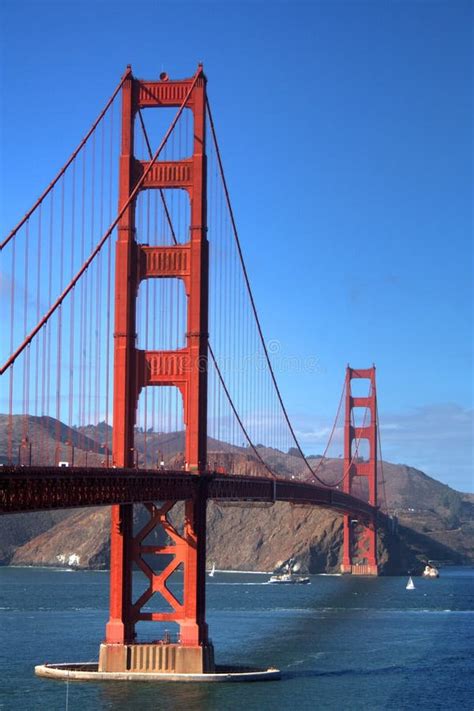 Golden Gate Bridge Stock Photo Image Of Water Golden 6673878
