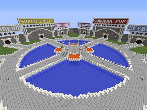 Large Server Spawn Minecraft Project