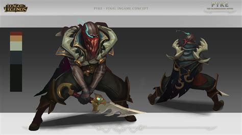 Artstation Pyke The Bloodharbor Ripper Concept Art League Of Legends