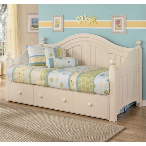 Shop country style bedding designed to accent traditional country or rustic style decor. Cottage Retreat Day Bed Bedroom Set Signature Design ...
