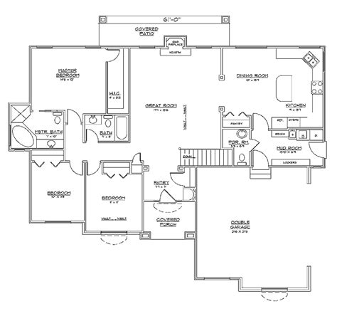 Here are some different basement plans to consider: Unique House Plans Rambler #7 Rambler House Plans With Basements | Smalltowndjs.com