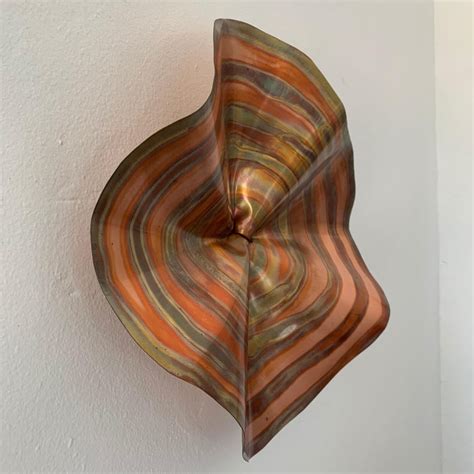 C Jere Acid And Torch Etched Copper Wall Sculpture 2003 Usa At 1stdibs