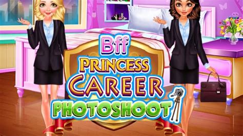 bff princess career photoshoot dressup games youtube