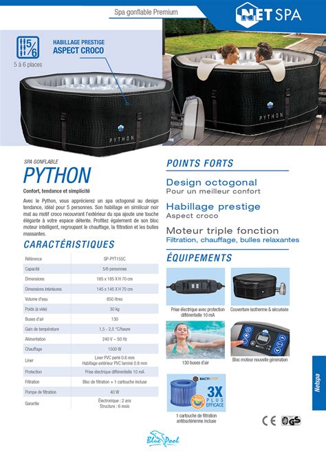 Spa Gonflable Python