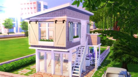 The sims 4 home sweet home fully furnished residential lot (40×30) designed by veronica55 available at the sims resource download nice, moderately large ho. ECO RUSTIC MODERN TINY HOUSE || The Sims 4: Speed Build ...