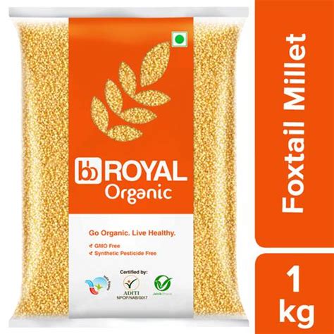 Buy Bb Royal Organic Foxtail Millet Italian Thinai Rice 1 Kg Online At