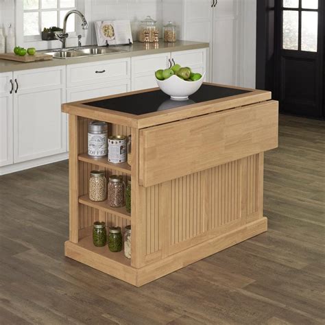 Home Styles Nantucket Maple Kitchen Island With Storage 5055 94g The