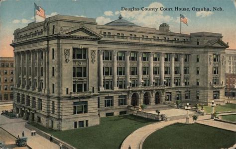 Douglas County Court House Omaha Ne Postcard