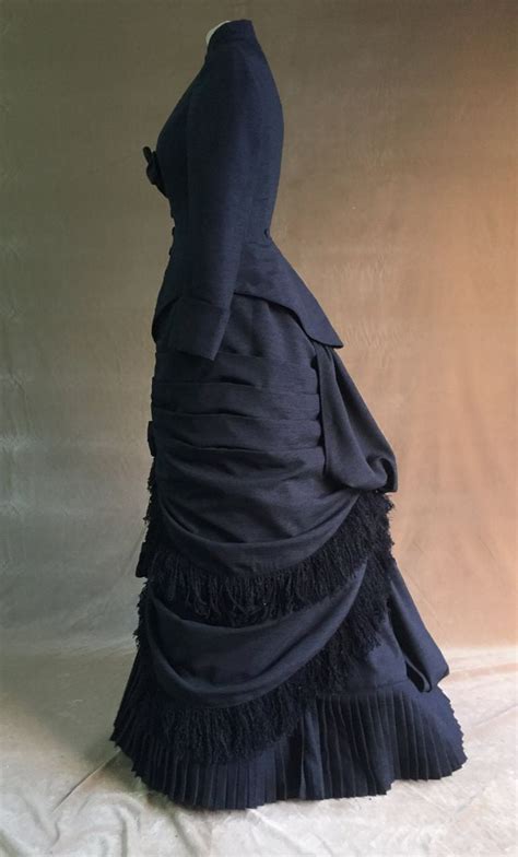 Victorian Dress 1880 Day Dress Walking Dress Etsy Canada Victorian Dress Victorian Dress