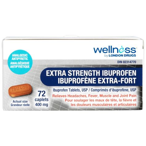 Wellness By London Drugs Extra Strength Ibuprofen 400mg
