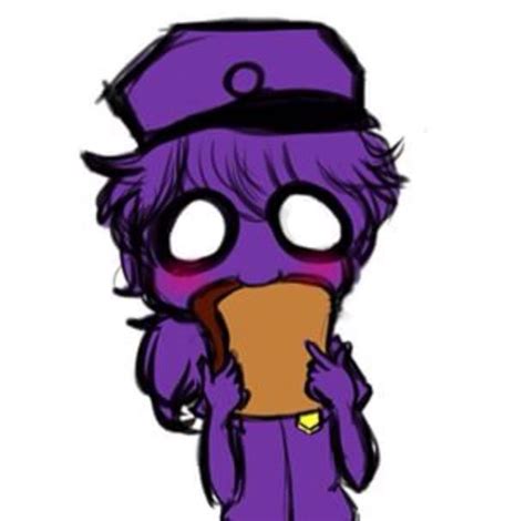 A Drawing Of A Person Wearing A Purple Outfit And Holding An Ice Cream Cone In Their Hand