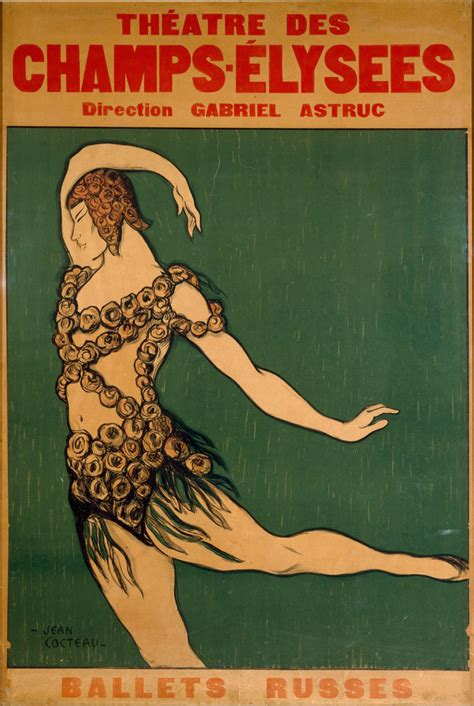 Vaslav Nijinsky From The Spirit Of The Rose Poster For The Opening