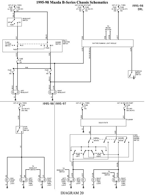 Car radio accessory switched 12v+ wire: Diagram For 98 Mazda B2500 Fuse Box - Wiring Diagram