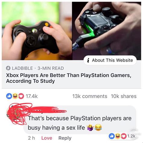 playstation players have a lot of sex r ihavesex