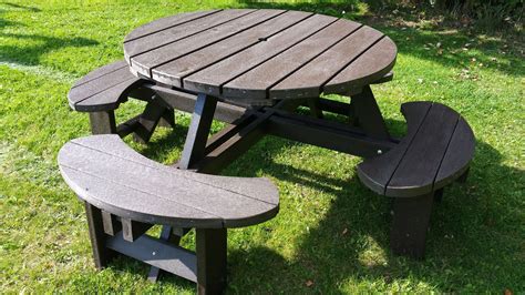 Recycled Plastic Composite Excalibur Picnic Table Picnic Benchesuk