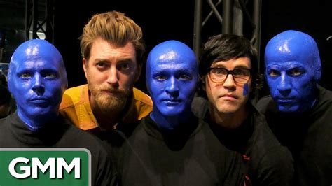 Rhett And Link Join Blue Man Group Youtube