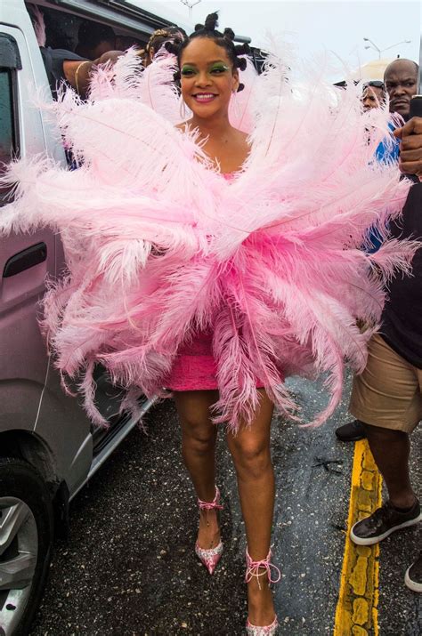 rihanna arrives at barbados kadooment day parade 08 05 2019 hawtcelebs