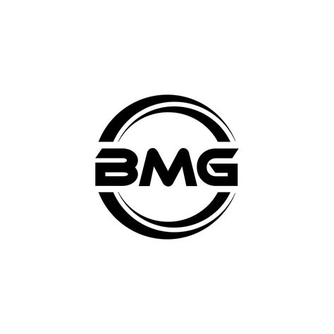 BMG Letter Logo Design In Illustration Vector Logo Calligraphy Designs For Logo Poster