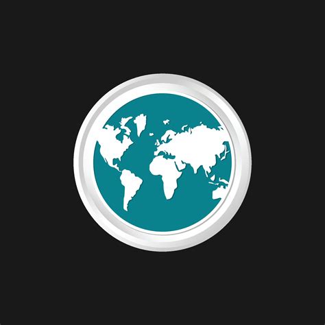 World Globe Logo Vector 13974655 Vector Art At Vecteezy
