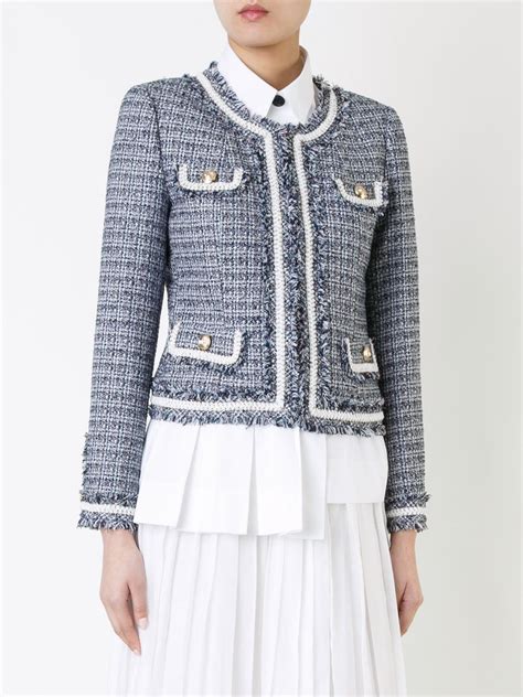 Loveless Cropped Tweed Jacket Chanel Fashion Outfits Chanel Jacket