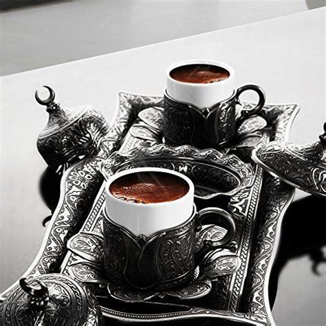 11 Pieces Set Of 2 Turkish Greek Coffee Espresso Cup Sauc Https