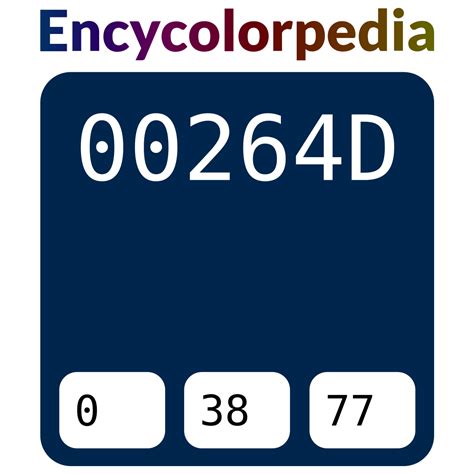 00264d Hex Color Code Rgb And Paints